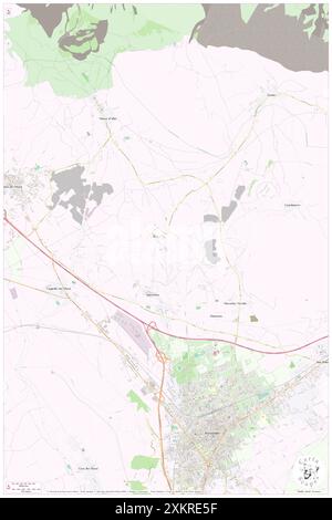 Anfiteatro di Alba Fucens, Provincia dell'Aquila, IT, Italia, Abruzzo, N 42 4' 37'', N 13 24' 44'', MAP, Cartascapes Map pubblicata nel 2024. Esplora Cartascapes, una mappa che rivela i diversi paesaggi, culture ed ecosistemi della Terra. Viaggia attraverso il tempo e lo spazio, scoprendo l'interconnessione del passato, del presente e del futuro del nostro pianeta. Foto Stock