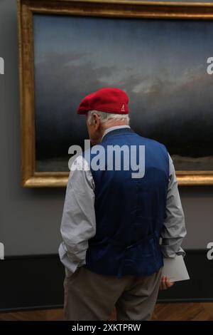 David Caspar Friedrich in der Alten Nationalgalerie GER, 20240724, Symbolbild, Museum,David Caspar Friedrich in der Alten Nationalgalerie, Unendliche Landschaften *** David Caspar Friedrich in the alte Nationalgalerie GER, 20240724, immagine simbolica, museo,David Caspar Friedrich in the alte Nationalgalerie, Infinite Landscapes Foto Stock