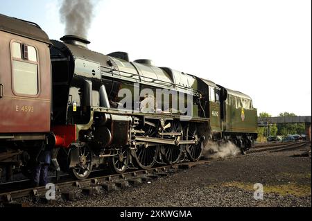 'Royal Scot' alla stazione di Kidderminster Town. Foto Stock