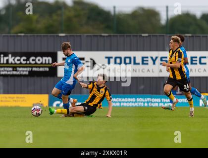 Trialist, Boston United vs Peterborough United, Pre-Season Friendly, Jakemans Community Stadium, Boston, Lincolnshire, REGNO UNITO 23.07.2024 Foto Stock