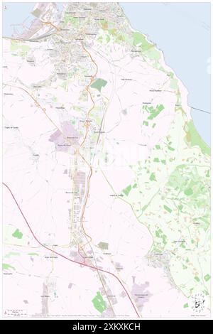 Stadio del Conero, Provincia di Ancona, IT, Italia, le Marche, N 43 33' 51'', N 13 31' 34'', MAP, Cartascapes Map pubblicata nel 2024. Esplora Cartascapes, una mappa che rivela i diversi paesaggi, culture ed ecosistemi della Terra. Viaggia attraverso il tempo e lo spazio, scoprendo l'interconnessione del passato, del presente e del futuro del nostro pianeta. Foto Stock