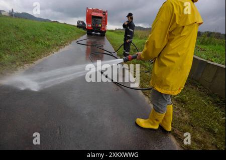 pulizia e igiene sono molto imüortant nella gestione della proprietà pulizia e igiene nella gestione della proprietà Foto Stock