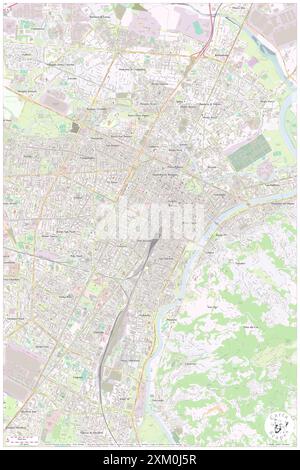 Centro - Crocetta, Torino, IT, Italia, Piemonte, N 45 3' 47'', N 7 40' 28'', MAP, Cartascapes Map pubblicata nel 2024. Esplora Cartascapes, una mappa che rivela i diversi paesaggi, culture ed ecosistemi della Terra. Viaggia attraverso il tempo e lo spazio, scoprendo l'interconnessione del passato, del presente e del futuro del nostro pianeta. Foto Stock