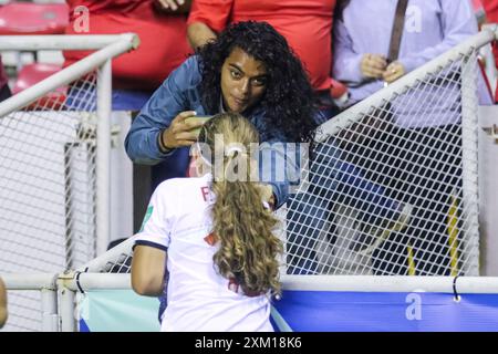 Fiama Hidalgo della Costa Rica durante la partita della Coppa del mondo femminile FIFA U-20 Costa Rica contro Brasile il 16 agosto 2022. (Foto di Martín Fonseca/L Foto Stock