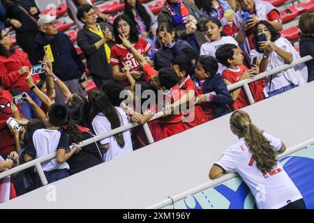 Fiama Hidalgo della Costa Rica durante la partita della Coppa del mondo femminile FIFA U-20 Costa Rica contro Brasile il 16 agosto 2022. (Foto di Martín Fonseca/L Foto Stock