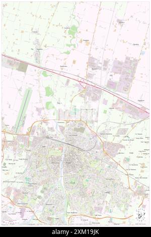 Stadio Sergio Lanfranchi, Provincia di Parma, IT, Italia, Emilia-Romagna, N 44 49' 30'', N 10 19' 58'', MAP, Cartascapes Map pubblicata nel 2024. Esplora Cartascapes, una mappa che rivela i diversi paesaggi, culture ed ecosistemi della Terra. Viaggia attraverso il tempo e lo spazio, scoprendo l'interconnessione del passato, del presente e del futuro del nostro pianeta. Foto Stock