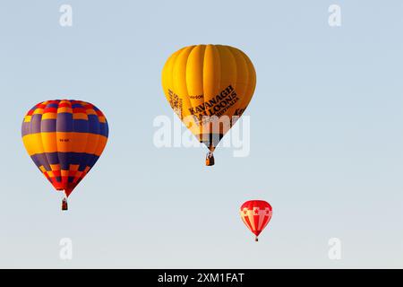 Mongolfiere al Canberra Balloon Spectacular 2019 Foto Stock