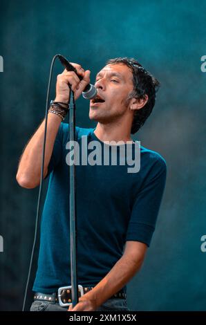 Rick Witter - Shed Seven, V2012, Hylands Park, Chelmsford, Essex, Regno Unito - 19 agosto 2012 Foto Stock