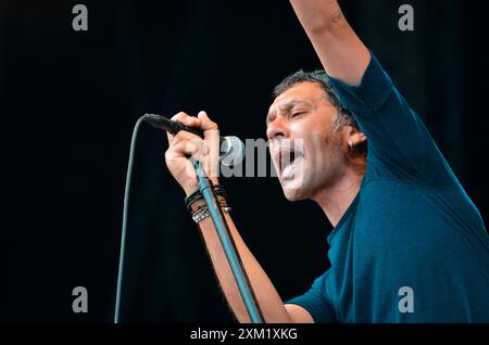 Rick Witter - Shed Seven, V2012, Hylands Park, Chelmsford, Essex, Regno Unito - 19 agosto 2012 Foto Stock