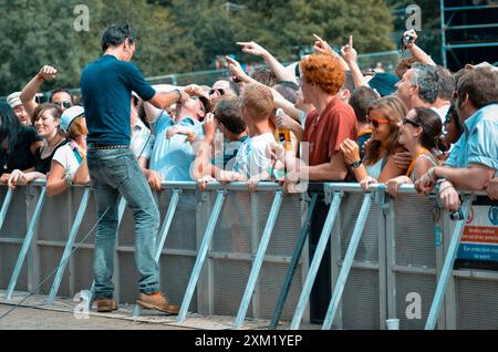 Rick Witter - Shed Seven, V2012, Hylands Park, Chelmsford, Essex, Regno Unito - 19 agosto 2012 Foto Stock