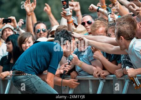 Rick Witter - Shed Seven, V2012, Hylands Park, Chelmsford, Essex, Regno Unito - 19 agosto 2012 Foto Stock