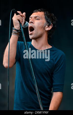 Rick Witter - Shed Seven, V2012, Hylands Park, Chelmsford, Essex, Regno Unito - 19 agosto 2012 Foto Stock