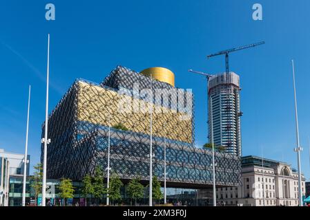 La nuova Biblioteca di Birmingham in Centenary Square, Birmingham, Regno Unito Foto Stock