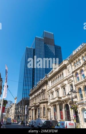 Il nuovo edificio 103 Colmore Row nel centro di Birmingham Foto Stock