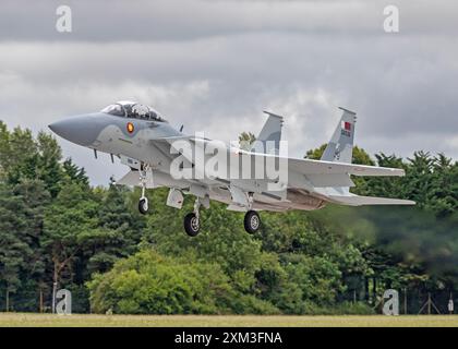 McDonnell Douglas F-15 Eagle, Royal Saudi Air Force, durante il Royal International Air Tattoo 2024, RAF Fairford, Cirencester, Regno Unito, 20 luglio Foto Stock