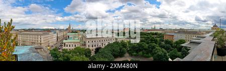 Wien Panorama, Parlamento Foto Stock