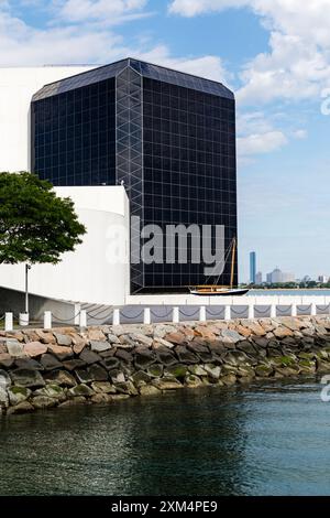 Boston, Massachusetts, USA - 17 agosto 2014: Biblioteca presidenziale e museo John F. Kennedy a Boston, Massachusetts, USA. Foto Stock