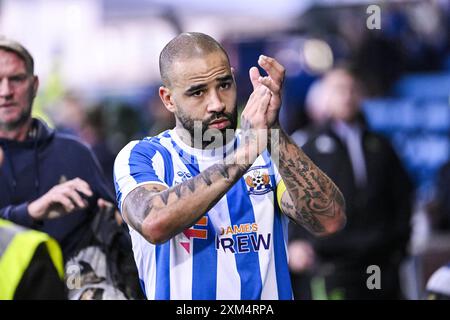 Kilmarnock, Regno Unito. 25 luglio 2024. Kyle Vassell di Kilmarnock, nella foto, dopo una partita di calcio tra il Kilmarnock scozzese e il belga Cercle Brugge a Kilmarnock, in Scozia, giovedì 25 luglio 2024, prima tappa del secondo turno di qualificazione per la UEFA Europa League. BELGA PHOTO TOM GOYVAERTS credito: Belga News Agency/Alamy Live News Foto Stock