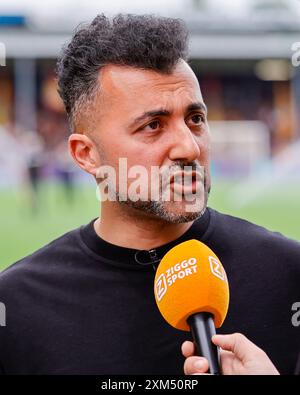 Deventer, Paesi Bassi. 25 luglio 2024. DEVENTER, PAESI BASSI - LUGLIO 25: Ozcan Akyol durante la partita di Conference League tra Go Ahead Eagles e SK Brann allo Stadium de Adelaarshorst il 25 luglio 2024 a Deventer, Paesi Bassi. (Foto di Raymond Smit/Orange Pictures) credito: Orange Pics BV/Alamy Live News Foto Stock