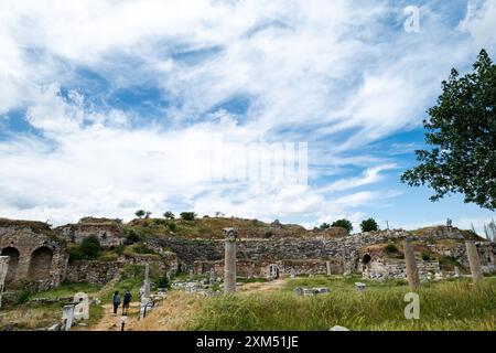 Afrodisia antica città sito archeologico ad Aydin, Turchia. Foto Stock