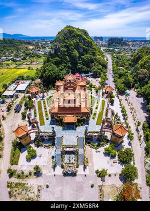 Quan la Am Pagoda a Nang, montagne di marmo, Vietnam Foto Stock