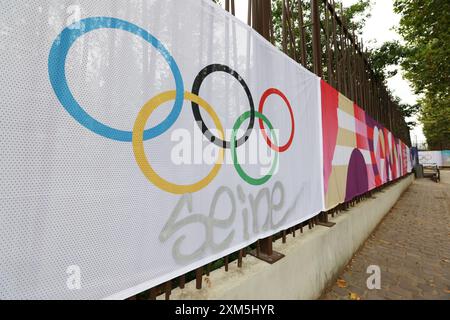 Parigi, Francia. 25 luglio 2024. Vista generale Ping-pong : i Giochi Olimpici di Parigi 2024 alla South Paris Arena di Parigi, Francia . Crediti: Yohei Osada/AFLO SPORT/Alamy Live News Foto Stock