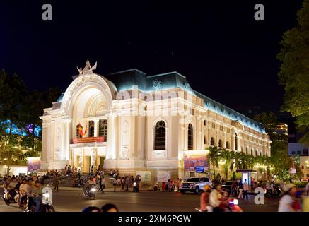 Saigon Opera House (Teatro Municipale) a ho chi Minh, Vietnam Foto Stock