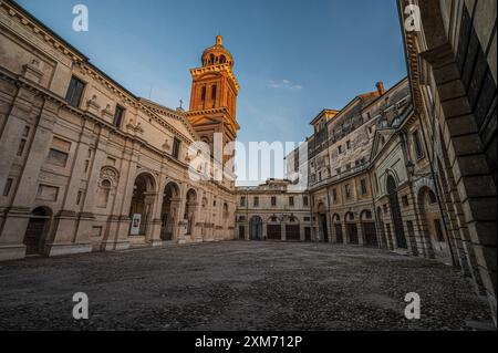 Piazza Santa Barbara, città di Mantova, provincia di Mantova, Mantova, sul fiume Mincio, Lombardia, Italia, Europa Foto Stock