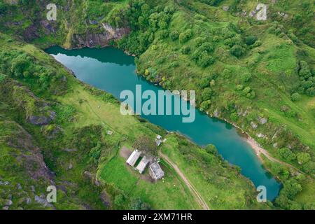 Lago di la Arboleda, Bizkaia, Paesi Baschi, Spagna Foto Stock