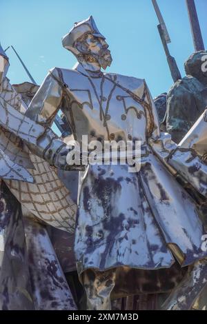 Ungheria, Budapest, il Memoriale di Bela Kun nel Parco Memento . Szoborpark o Memento Park è un museo all'aperto a Budapest, Ungheria, dedicato ai monumenti Foto Stock