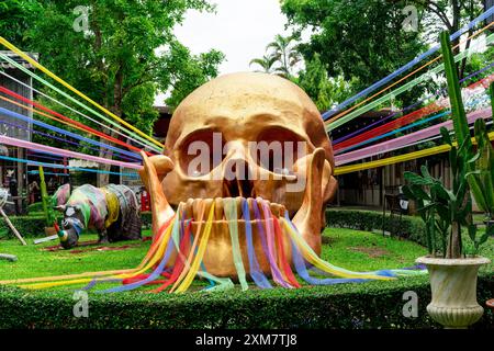 Mercato degli aerei di ChangChui a Thonburi/Bangkok Foto Stock