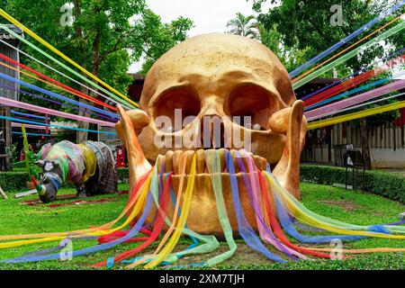 Mercato degli aerei di ChangChui a Thonburi/Bangkok Foto Stock