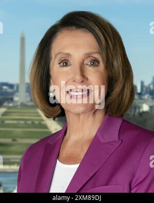 Nancy Pelosi. Ritratto della politica democratica, Nancy Patricia Pelosi (/B. 1940), ritratto ufficiale, 2019 Foto Stock