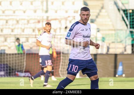 Cracovia, Polonia. 26 luglio 2024. Football 2024 2025 PKO BP Ekstraklasa Puszcza Niepolomice vs Gornik Zabrze op: Lukas Podolski crediti: Konrad Swierad/Alamy Live News Foto Stock
