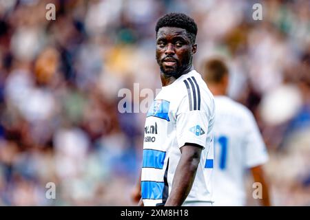 ZWOLLE, 26-07-2024, MAC3PARK Stadium football, amichevole, stagione 2024/2025, durante la partita PEC Zwolle - de Graafschap, PEC Zwolle giocatore Braydon Manu crediti: Pro Shots/Alamy Live News Foto Stock