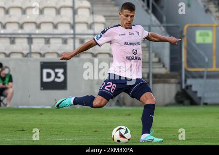 Cracovia, Polonia. 26 luglio 2024. Football 2024 2025 PKO BP Ekstraklasa Puszcza Niepolomice vs Gornik Zabrze op: Rafal Janicki crediti: Konrad Swierad/Alamy Live News Foto Stock