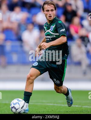 Zwolle, Paesi Bassi. 26 luglio 2024. ZWOLLE, PAESI BASSI - LUGLIO 26: Donny Warmerdam di de Graafschap durante l'amichevole di pre-stagione tra PEC Zwolle e De Graafschap al MAC3Parkstadion il 26 luglio 2024 a Zwolle, Paesi Bassi. (Foto di Raymond Smit/Orange Pictures) credito: Orange Pics BV/Alamy Live News Foto Stock