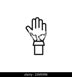 Raccolta contorno icona dermatite da contatto o set con contorno bianco e nero Illustrazione Vettoriale