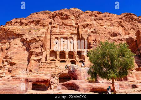 Urn Tumb, Petra, Jordan Foto Stock