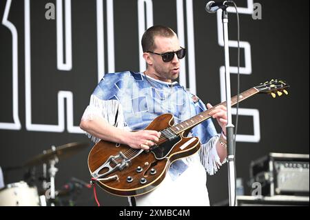 Miles Kane si esibisce al Tramlines Festival 2024 , Sheffield, Regno Unito Foto Stock