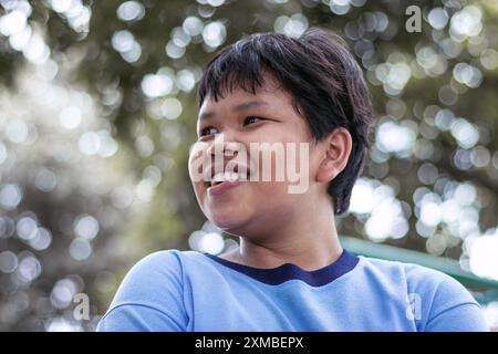 6 novembre 2011, Giacarta, Indonesia, Sud Est Asiatico, Una fetta di vita all'Orfanotrofio Belaian Kasih per bambini e orfani disabili. Foto Stock