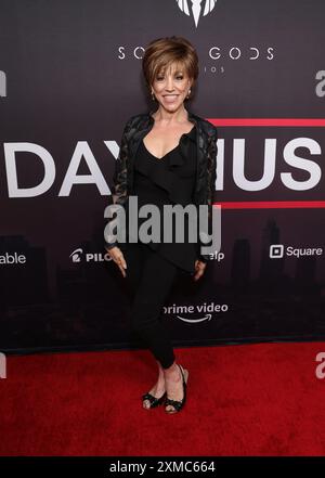 Los Angeles, CA. 26 luglio 2024. Forbes Riley alla prima mondiale della prima competizione dei Sonic Gods Studios '60 Day Hustle' il 26 luglio 2024, tenutasi al Pacific Design Center di Los Angeles, California. Crediti: Faye Sadou/Media Punch/Alamy Live News Foto Stock