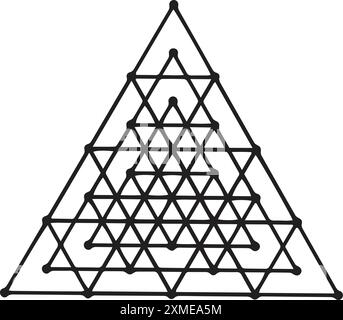 Forma vettoriale geometrica astratta 24 Illustrazione Vettoriale