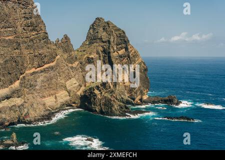 Capo Ponta de Sao Lourenco, isola di Madeira, Portogallo. Foto di alta qualità Foto Stock