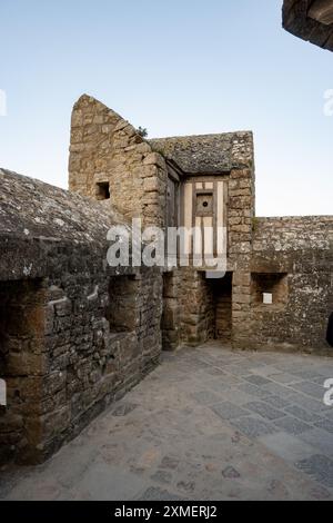 "Les Rempars", Monte di San Michele, Normandia, Francia Foto Stock