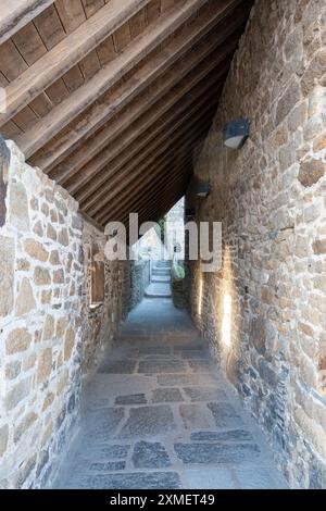 "Les Rempars", Monte di San Michele, Normandia, Francia Foto Stock