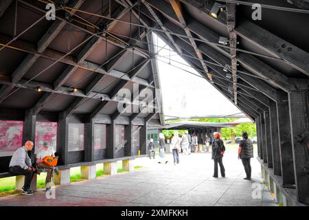 Serpentine Pavilion 2024 Londra, Kensington Gardens, Inghilterra, Regno Unito Foto Stock