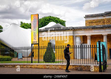 The Serpentine Gallery, Londra, Inghilterra, Regno Unito Foto Stock