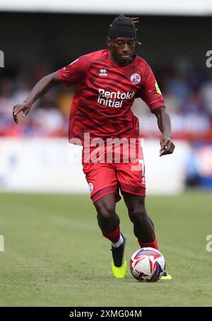 Michael Dacosta Gonzalez di Crawley Town Foto Stock