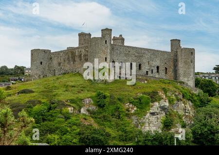 Harlech Castle, Harlech, Gwynedd, Galles Foto Stock